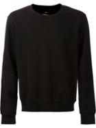 Fadeless Crew Neck Sweatshirt, Men's, Size: S, Black, Cotton