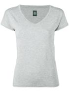 Eleventy - Scoop Neck T-shirt - Women - Spandex/elastane/modal - L, Women's, Grey, Spandex/elastane/modal