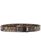 Htc Hollywood Trading Company - Cintura Belt - Unisex - Leather - 100, Brown, Leather