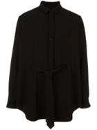 Société Anonyme Long Shirt, Adult Unisex, Black, Wool/spandex/elastane