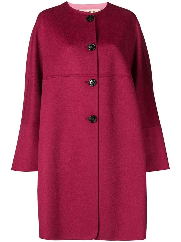 Marni Single-breasted Flared Coat
