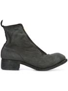 Guidi Zip Front Ankle Boots - Grey