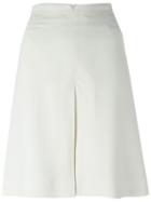 Moschino Vintage Inverted Pleat Skirt - White