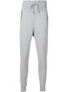 John Elliott Elastic Waistband Slim-fit Track Pants, Men's, Size: Xl, Grey, Cotton
