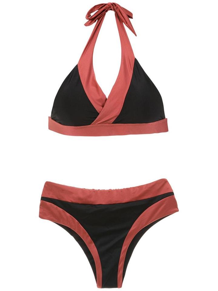 Brigitte Panelled Bikini Set - Yellow