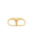 Mies Nobis 'heija' Double Ring, Women's, Size: 5, Metallic