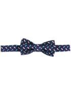 Fefè Rocket Print Bow Tie - Blue