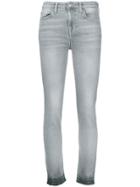7 For All Mankind High-rise Skinny Jeans - Grey