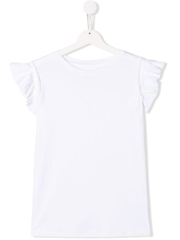 Douuod Kids Teen White Cotton T-shirt