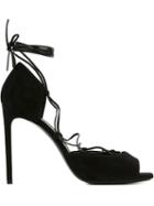 Saint Laurent Jane 105 Pumps, Women's, Size: 35, Black, Leather/suede