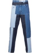 Miharayasuhiro Patchwork Jeans, Men's, Size: 46, Blue, Cotton