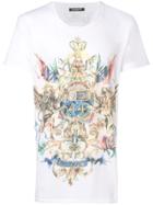 Balmain Graphic Print T-shirt - White