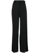 Prada Pleated Detail High-waist Trousers - Black