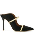 Malone Souliers Double Band Mules - Black