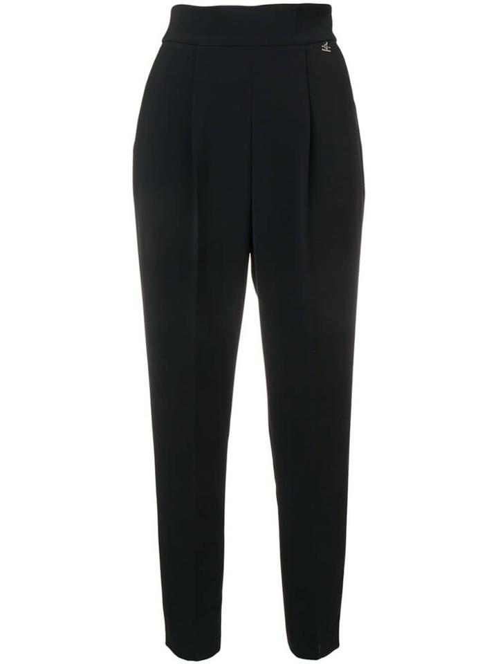 Elisabetta Franchi High-waist Tailored Trousers - Black