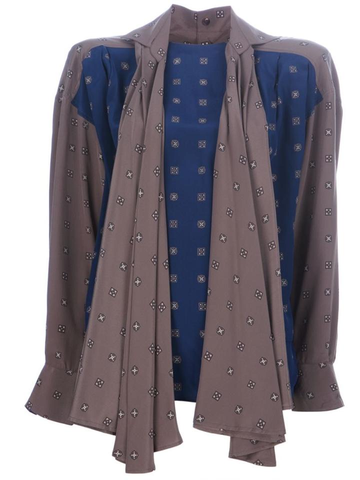 Gianfranco Ferre Vintage Contrast Blouse