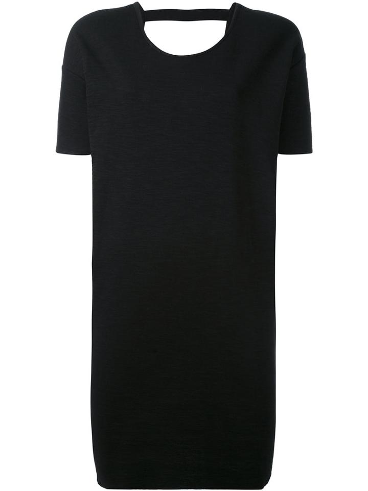 Thom Krom - T-shirt Dress - Women - Cotton - L, Black, Cotton