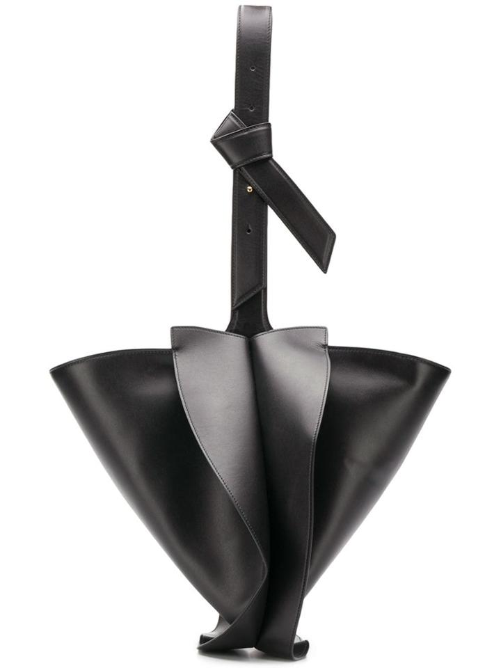 Giaquinto Bucket Panelled Bag - Black