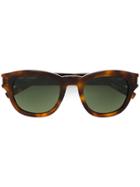 Saint Laurent Eyewear 'bold 102' Sunglasses - Brown