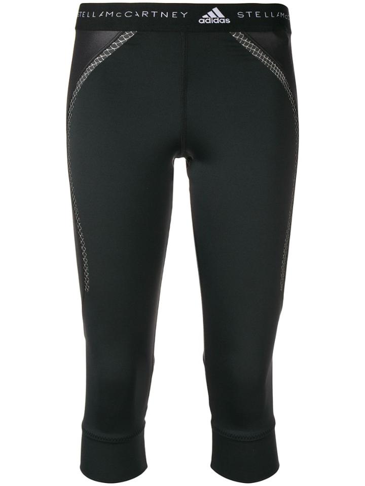 Adidas By Stella Mccartney Running 3/4 Leggings - Black