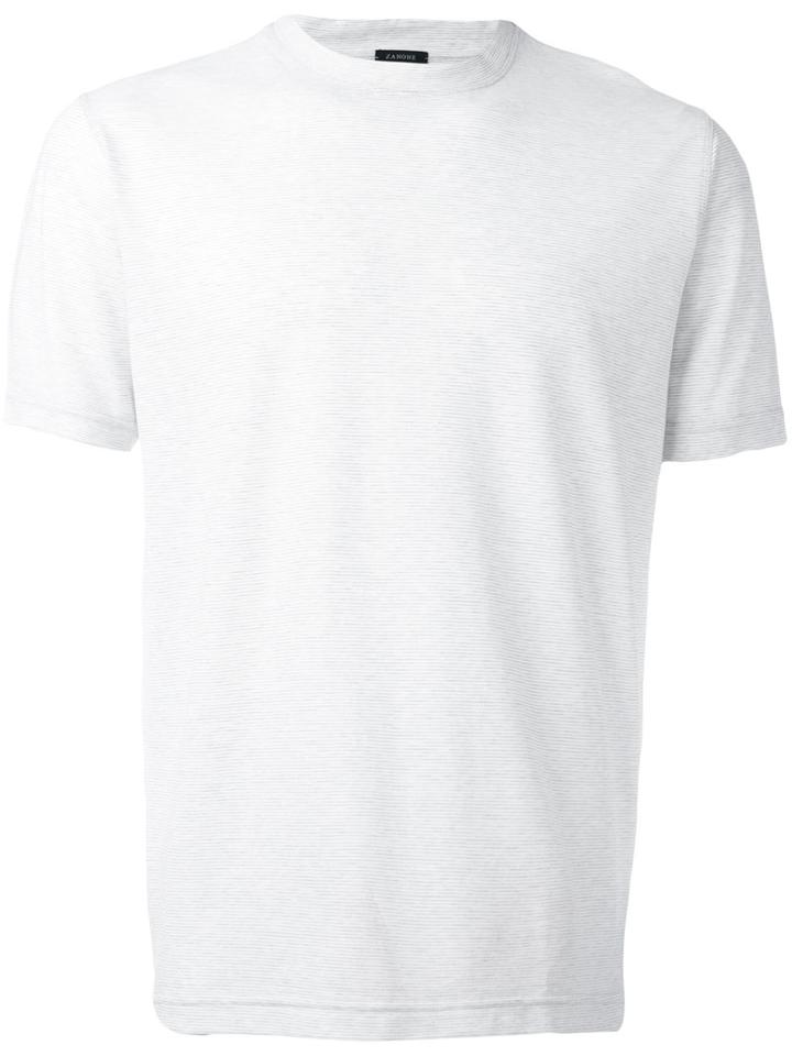 Zanone - Classic T-shirt - Men - Cotton - 48, White, Cotton