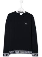Boss Kids Crew Neck Pullover - Blue