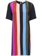 Dvf Diane Von Furstenberg Striped T-shirt Dress - Multicolour