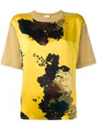 Dries Van Noten Patterned Blouse, Women's, Size: Medium, Yellow/orange, Silk/cotton