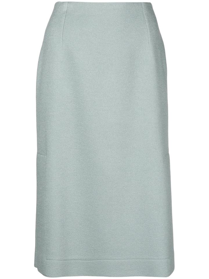Ermanno Scervino Straight-fit Midi Skirt - Blue