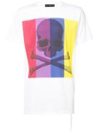 Mastermind Japan Colour Block Skull Print T-shirt - White