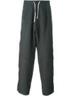 Société Anonyme Oversize Trousers, Adult Unisex, Size: M, Green, Linen/flax