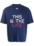 Visvim This Is The Life T-shirt - Blue
