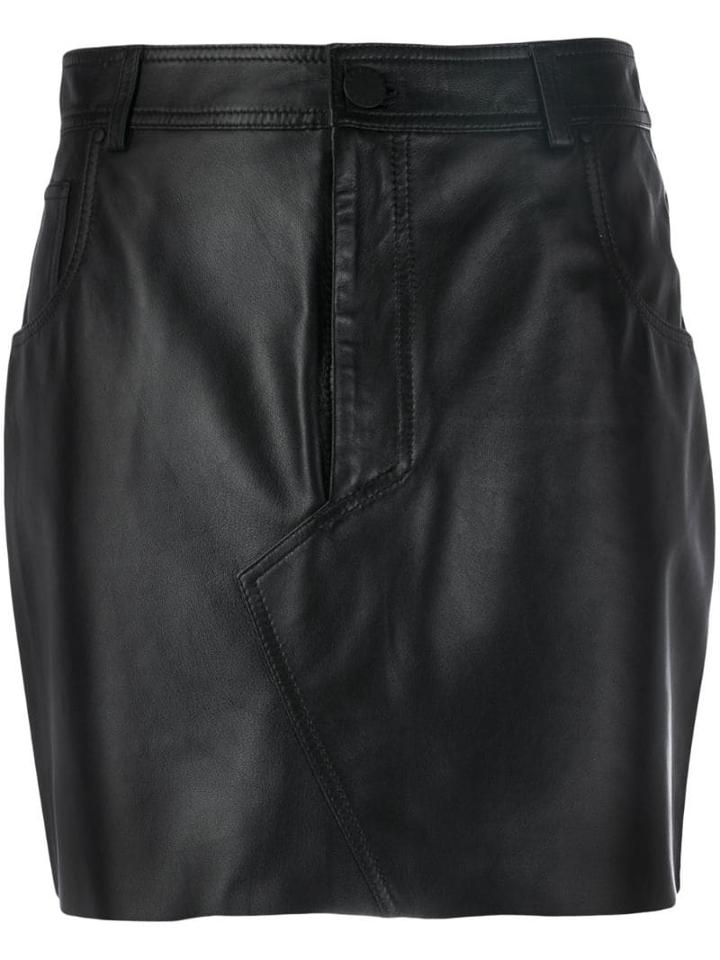 Federica Tosi Pelle Mini Skirt - Black