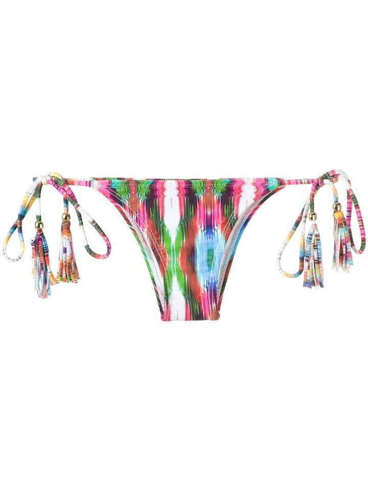 Blue Man Printed Bikini Bottoms, Women's, Size: Gg, Polyamide/spandex/elastane