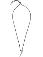 Ma+ Pencil Necklace, Adult Unisex, Black