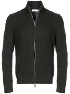 Etro Textured Zip Cardigan - Green