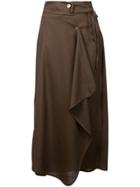 Lemaire Draped Skirt - Blue