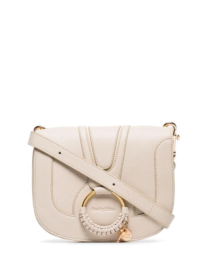 See By Chloé Hoop-embellished Shoulder Bag - Neutrals
