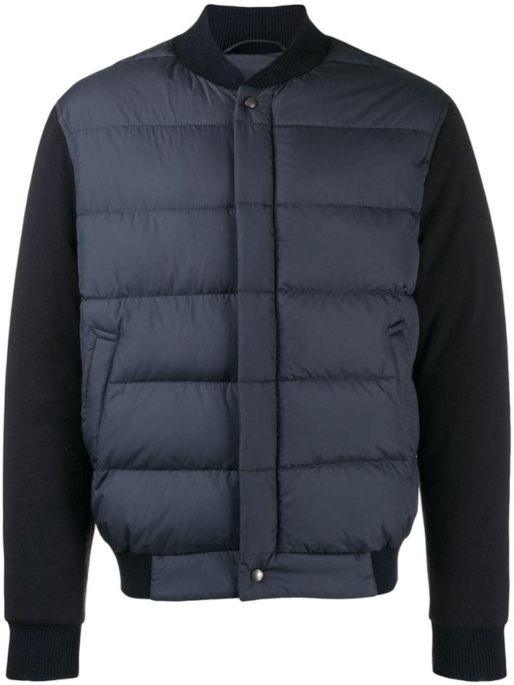 Salvatore Ferragamo Padded Front Jacket - Blue