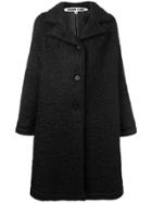 Mcq Alexander Mcqueen Oversized Midi Coat - Black