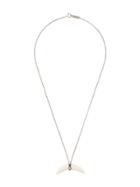 Isabel Marant Horn Pendant Necklace - White