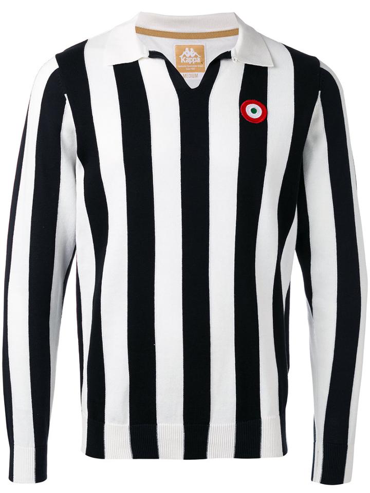 Kappa - Authentic Stripes Pullover - Men - Cotton - S, White, Cotton