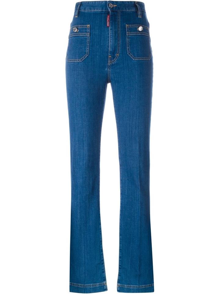 Dsquared2 'california' Jeans, Women's, Size: 42, Blue, Cotton/spandex/elastane