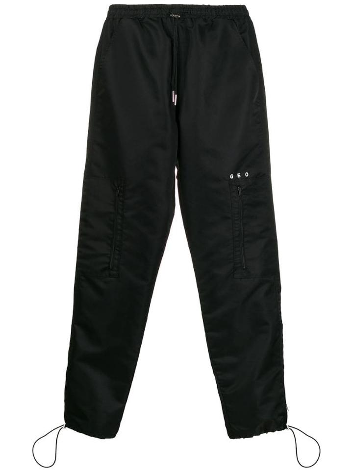 Geo Geony Track Pants - Black