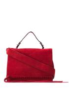 Calvin Klein Small Fringed Tote Bag - Red