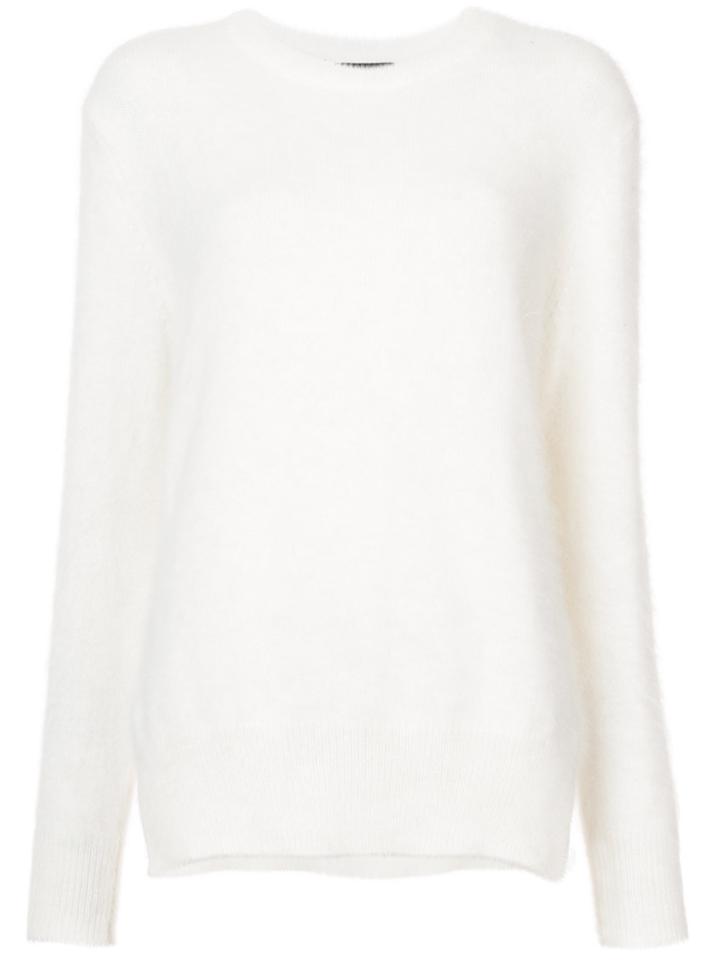 Yigal Azrouel Round Neck Sweater - White