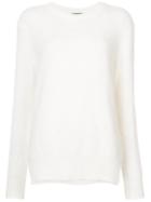 Yigal Azrouel Round Neck Sweater - White