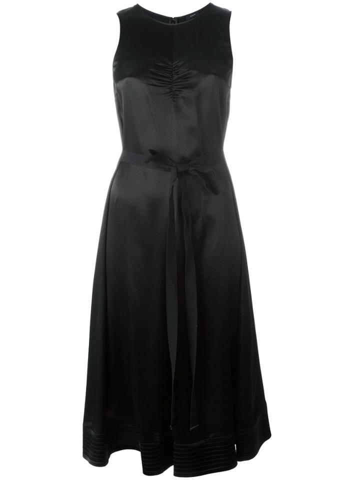 Joseph Belted Sleeveless Dress - Black
