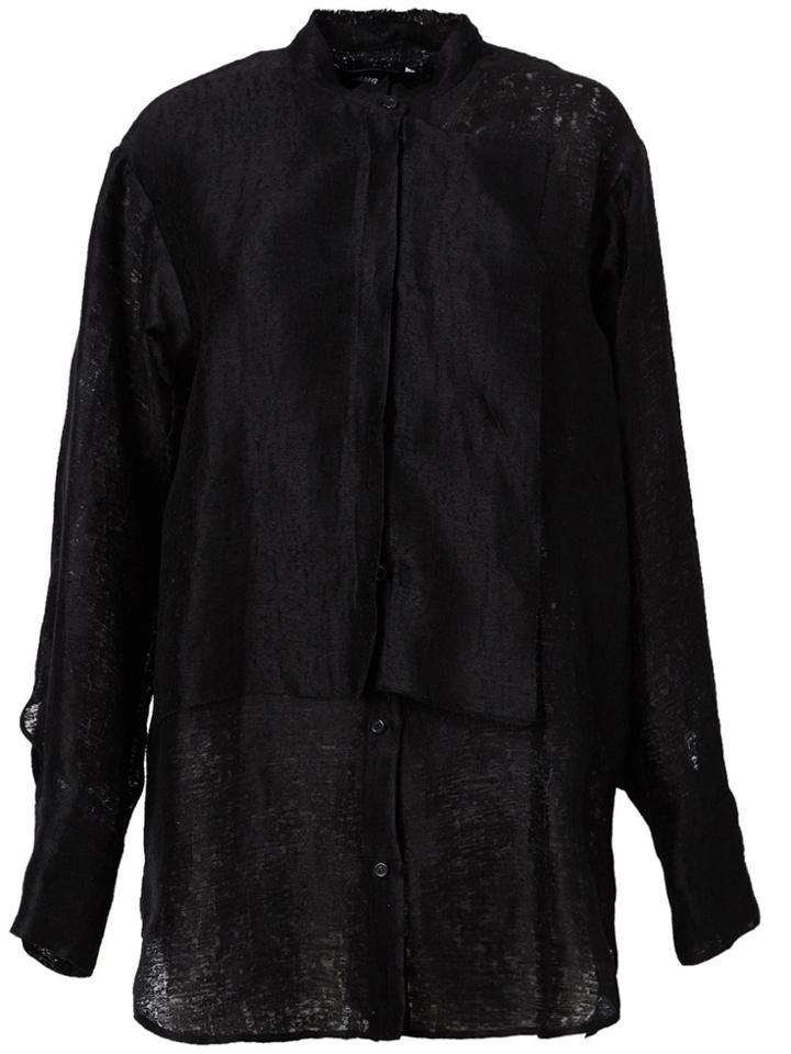 Yang Li Oversized Shirt - Black
