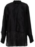 Yang Li Oversized Shirt - Black